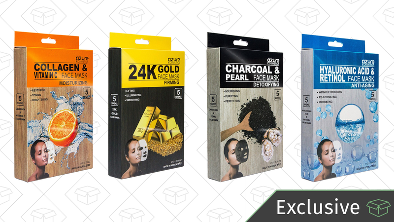 Azure Cosmetics Sheet Mask 5-Pack, $7 with code AD7CZZRA